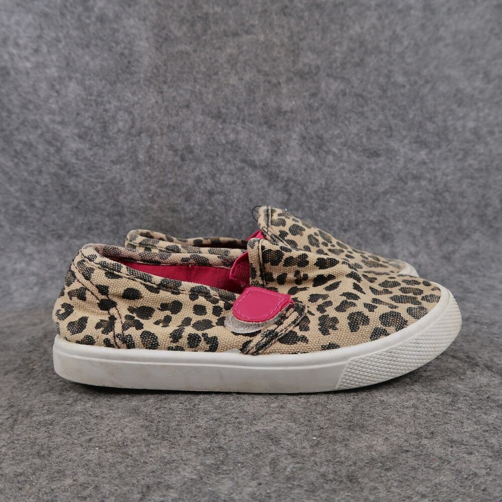 Swiggles Shoes Toddler 9 Sneakers Leopard Animal Print Casual Flat Slip On Kids